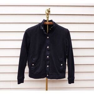 Lauren Ralph Lauren Navy Blue Mock Neck Jacket
